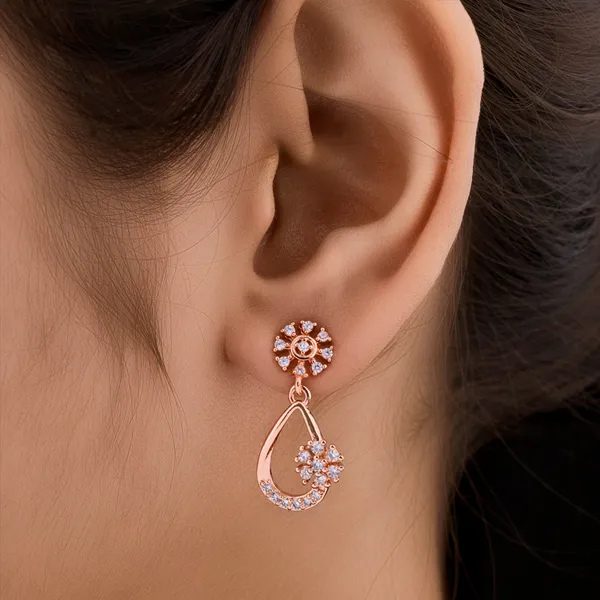 Rose_Gold_Crystal_Pave_Design_Earrings_And_Gold_Crystal_Leaf_Chain_Tassel_Drop_Earrings_For_Women_And_Girls_Combo_Pack_Of_2
